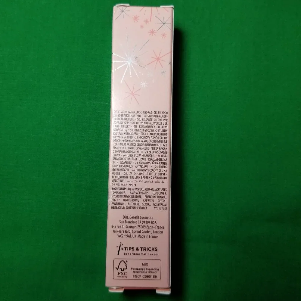 Benefit 24-HR Brow Setter Invisible Gel 7ml/0.23oz & Precisely Brow Detailer NEW